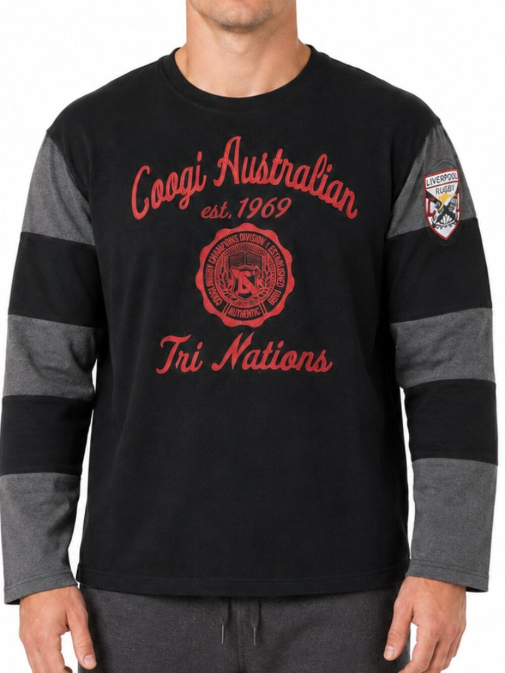 Coogi Australia Tri Nations Liverpool Rugby Mens 4XL Sweater - RARE